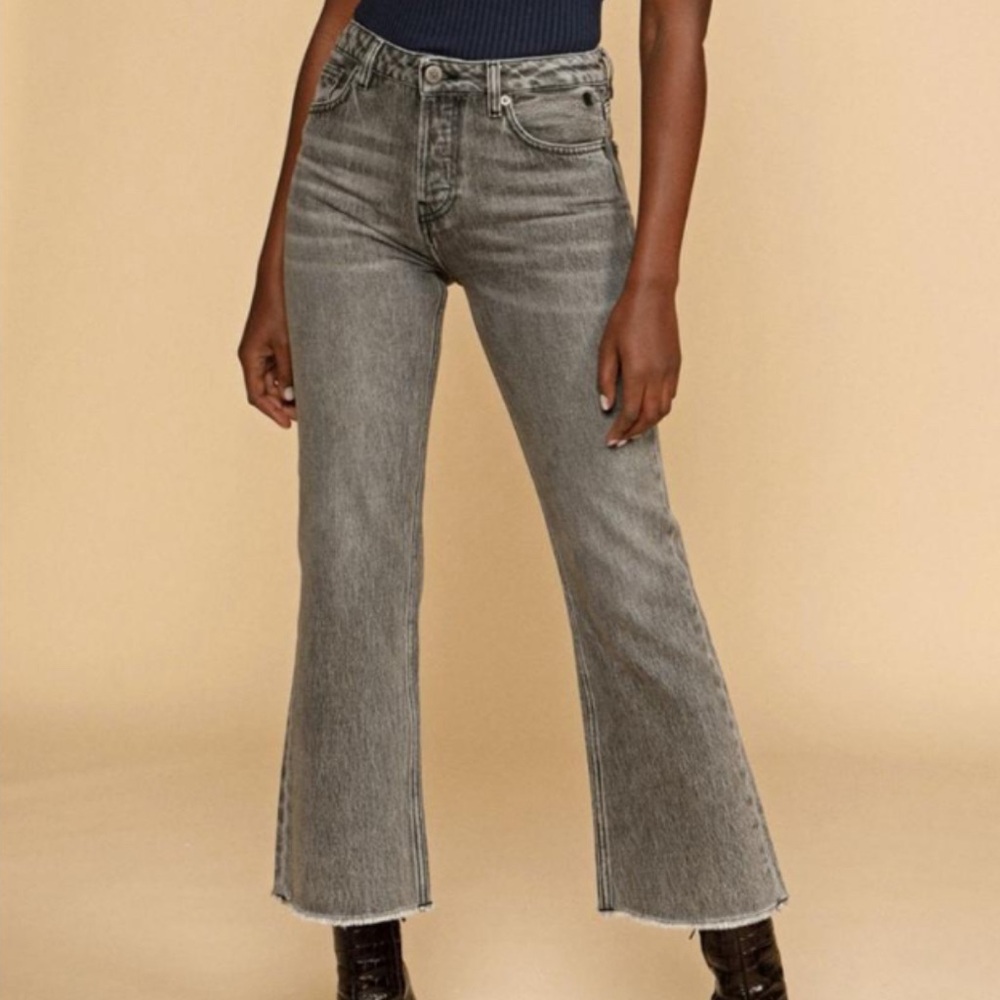 Rouje Paris Opera Jeans. Frayed at bottom. Bought in Paris only worn a few times